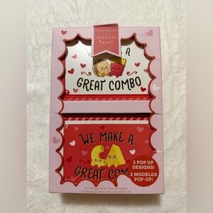 24 Cute Pop-Up Card Set with Heart Design